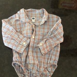 Janie and Jack collared onesie